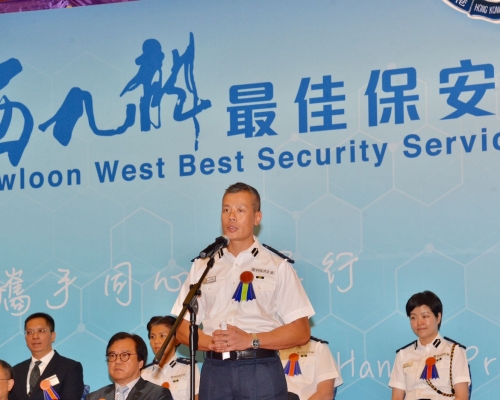 郭柏聰指罪案下跌,也有賴物業管理公司、保安人員及業界與警方建立良好的警民工作關係。