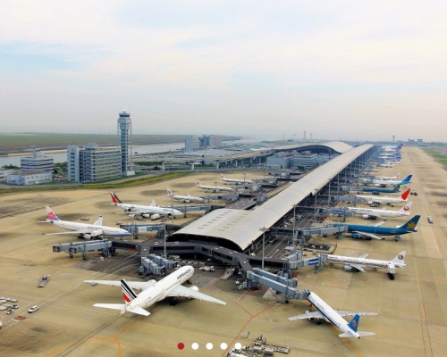 关西机场恢复部分国际线航班。网图