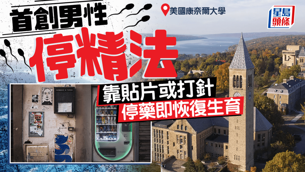 男性避孕新方式｜美成功研究「停精藥」　不服藥即可恢復生育能力