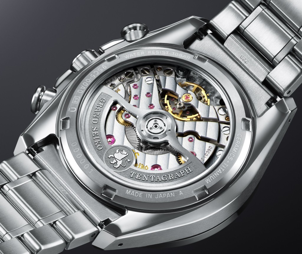 Grand Seiko Evolution 9 Collection Tentagraph SLGC001。表殼：43.2mm鈦金屬；機芯：9SC5自動；售價：$108,000。