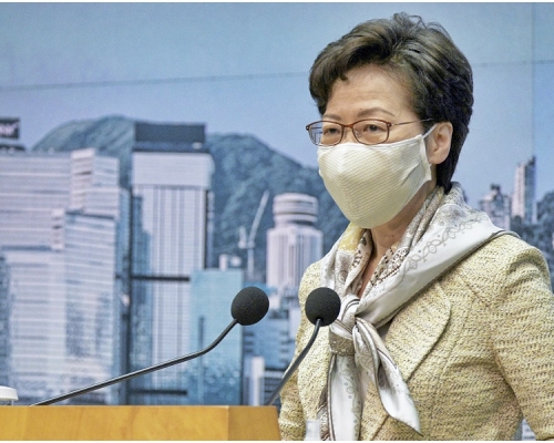林鄭月娥或將公布公務員在家工作安排。資料圖片

