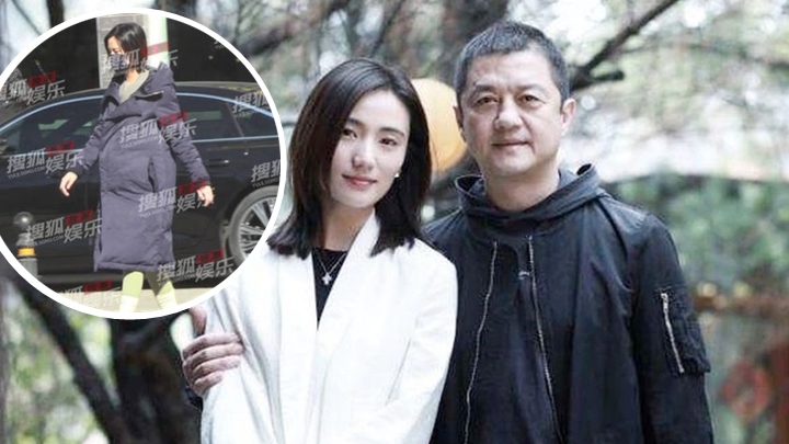 王菲前夫李亞鵬再做爸爸 小19歲女友挺巨肚產檢(小圖:翻攝搜狐娛樂微博)。