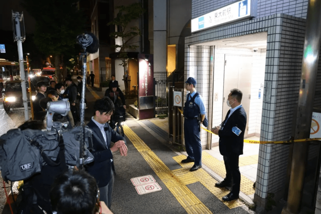案發後警方封鎖現場。 新京報 案發後警方封鎖現場。 新京報
