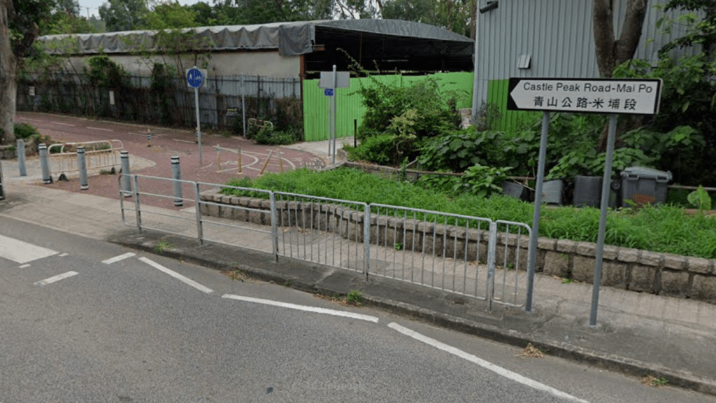 落馬洲35歲男村屋內自縊 現場不治。Google Map 圖片