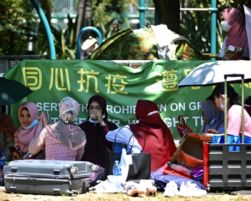 政府將公布外傭來港工作的新安排。 資料圖片
