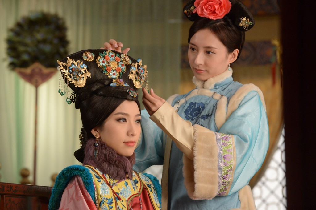 龔嘉欣（右）曾演出TVB劇《張保仔》。
