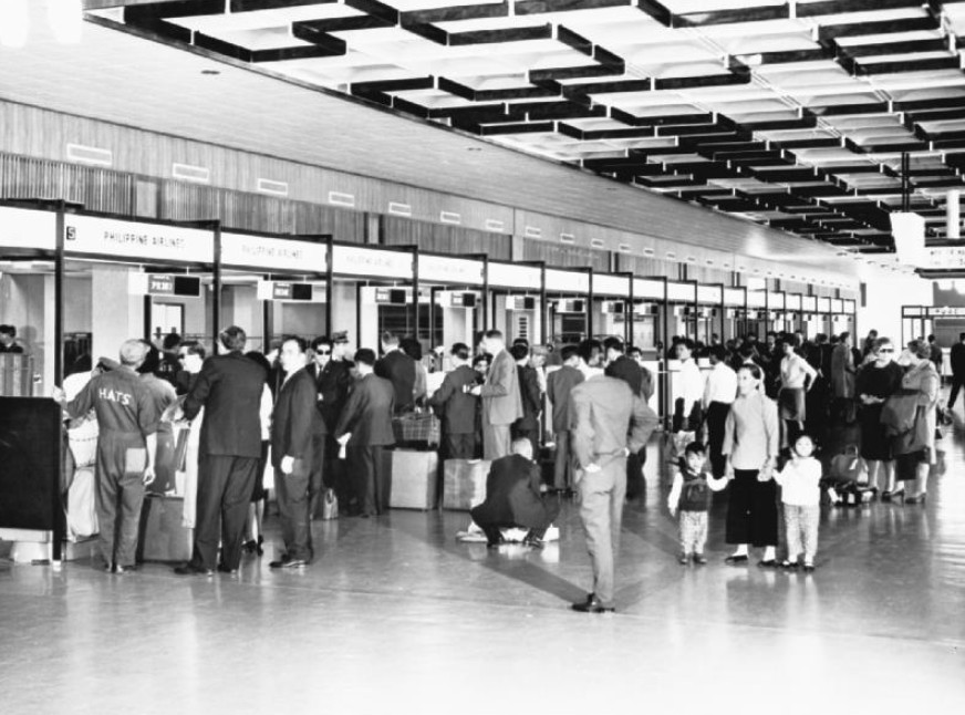 機場客運大樓（1962年）。政府檔案處歷史檔案館