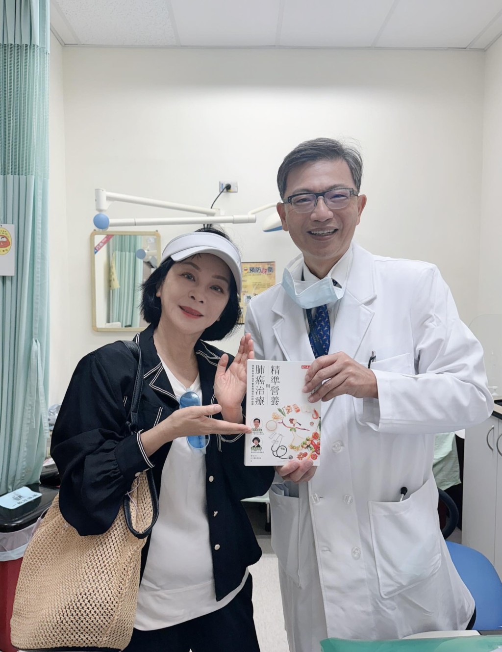 吳淡如剛做檢查,肺部有20粒結節。 吳淡如剛做檢查,肺部有20粒結節。
