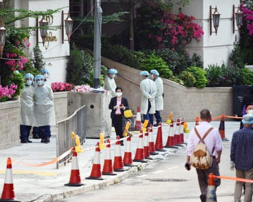 薄扶林道一帶已解封。