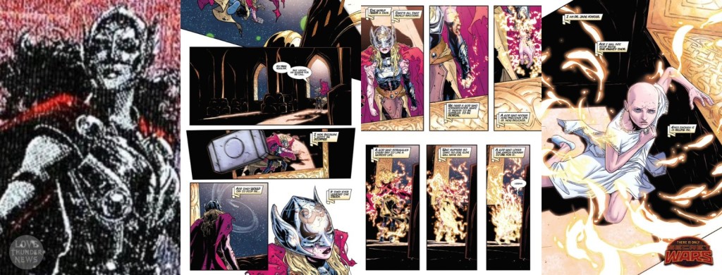 官網亦將T恤上的造型與漫畫中的比較。