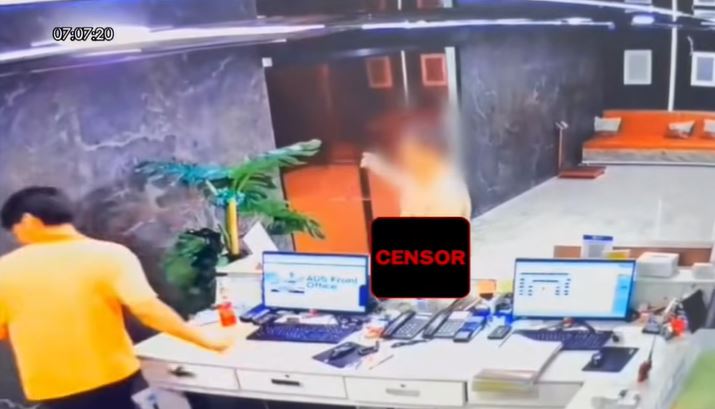 中国男游客芭堤雅嫖变性人遇劫，在酒店全裸狂奔求救。One News