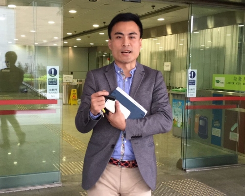 立法會議員郭偉强不小心駕駛罪成。林穎嫺攝
