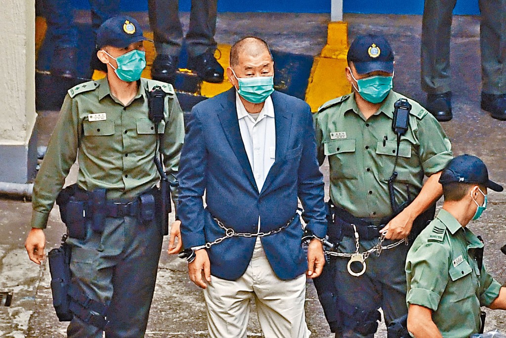 黎智英涉串謀勾結外國勢力案,他申請永久終止聆訊被駁回。