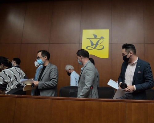 去年民主派議員總辭。資料圖片