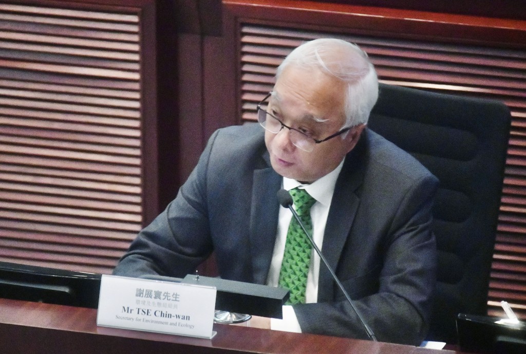 環境及生態局局長謝展寰。資料圖片