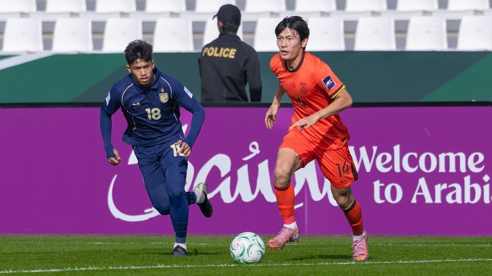 國家隊全場射門11次。AFC圖片 國家隊全場射門11次。AFC圖片