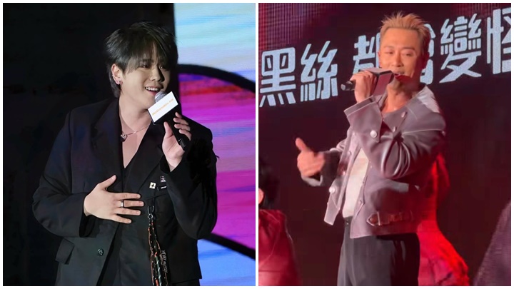 姜涛出席Annual Dinner当嘉宾犹如开小型个唱   吸引姜糖想入职打工望见偶像   林峰亲民跟台下观众玩自拍