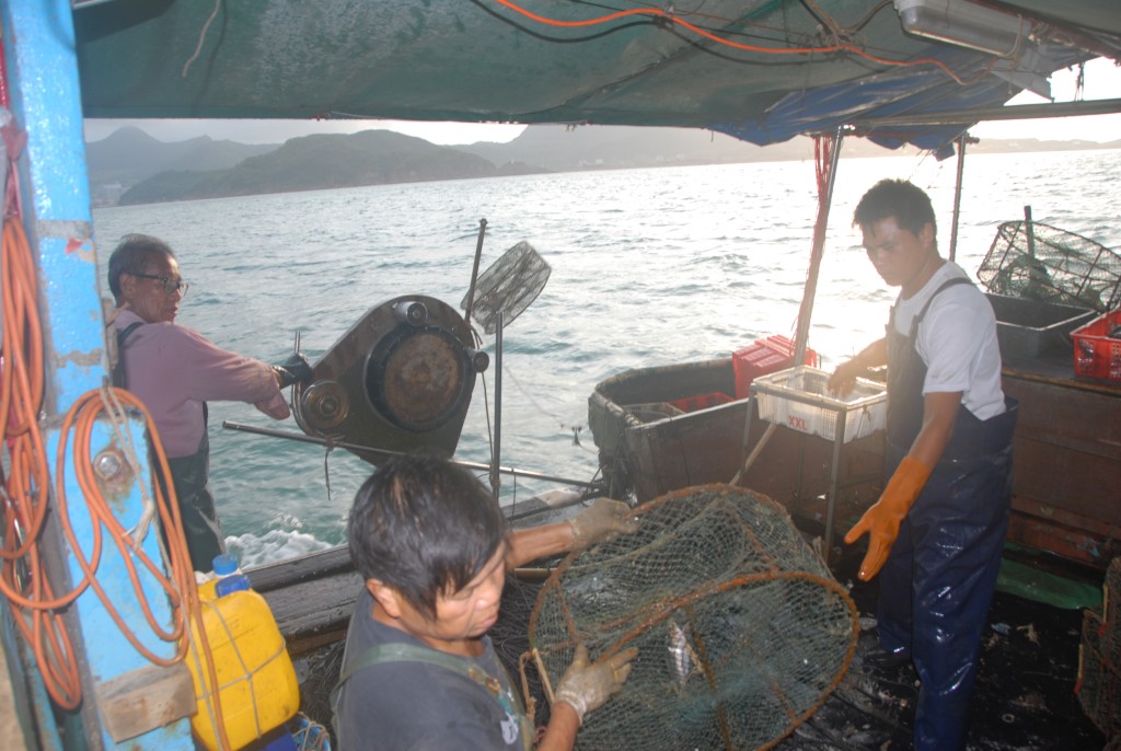 近岸作業的漁船即使仍有出海，每程油費亦增加逾200元，佔平均漁穫逾一成，利潤空間大減，紛紛叫苦連天。 資料圖片