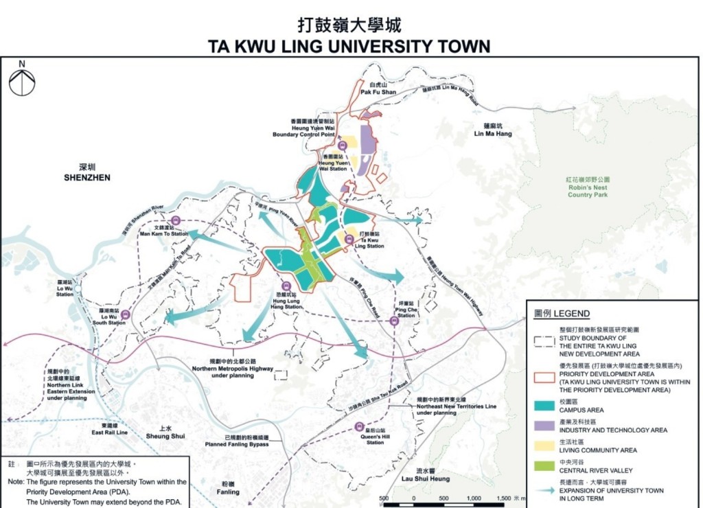 打鼓嶺大學城。政府新聞處 打鼓嶺大學城。政府新聞處