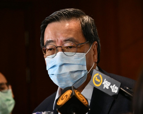 梁君彥表示尊重特首的決定。