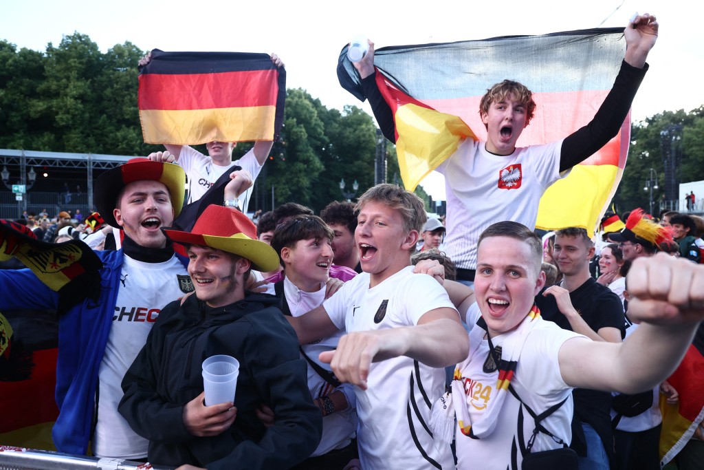 德国国民沉醉于胜利中。Reuters