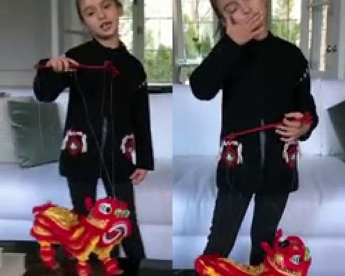 網民大讚阿拉貝拉歌聲動聽。伊萬卡facebook影片