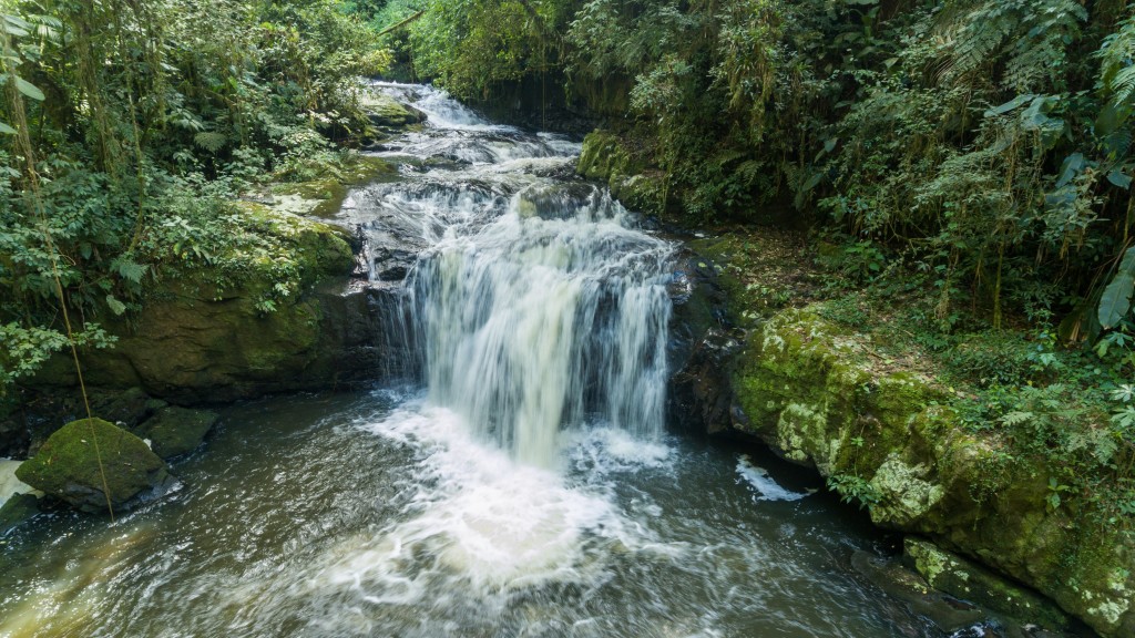 科鲁帕瀑布由14个瀑布组成。ISTOCK图