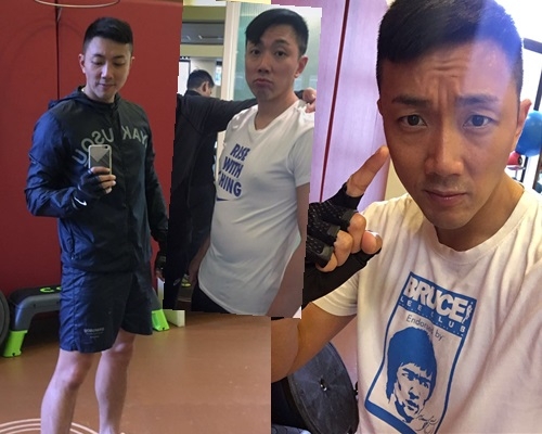 劉浩龍在兩個月內已減掉21磅脂肪,想在年底開騷時露肌。