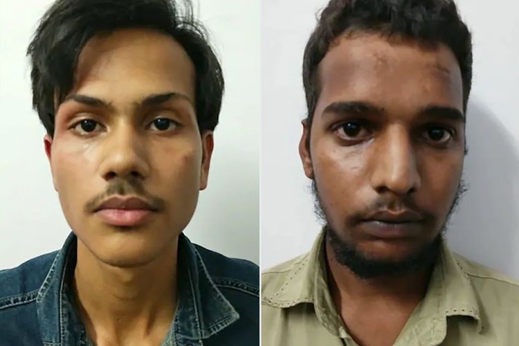 主犯佐赫布·汗(左)及同夥庫雷希(Aamir Qureshi)。 主犯佐赫布·汗(左)及同夥庫雷希(Aamir Qureshi)。