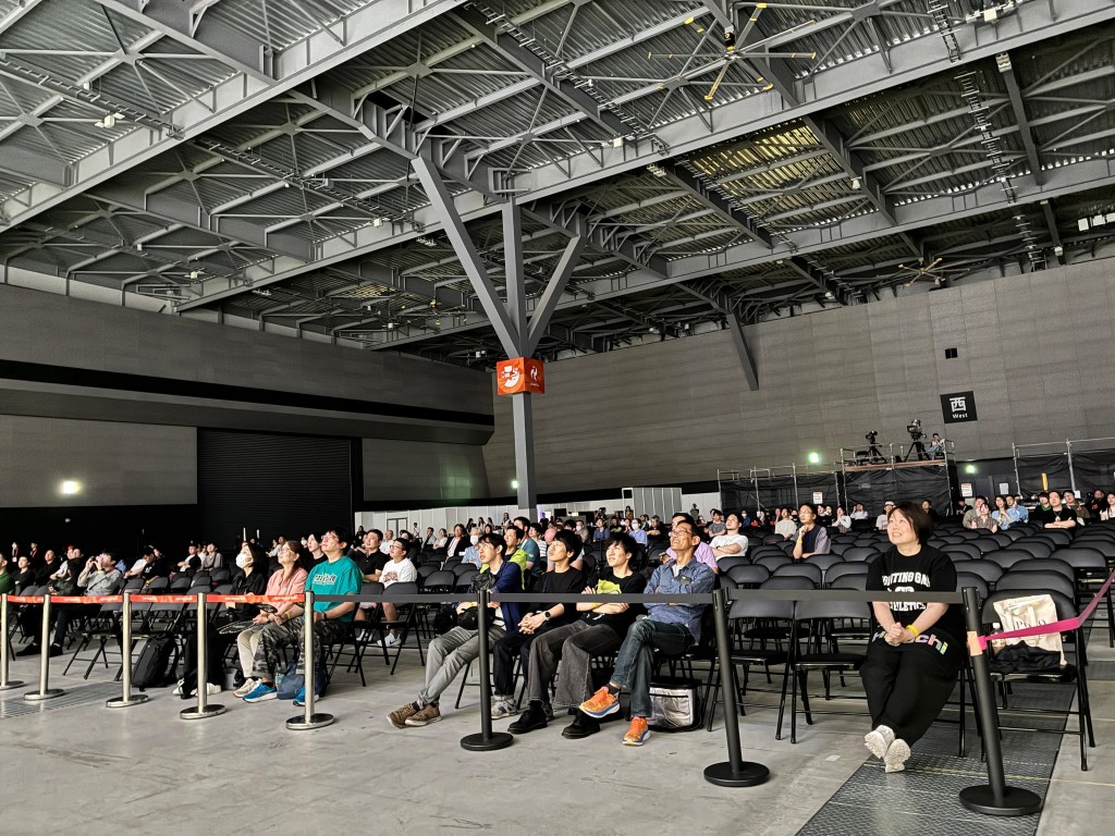 港隊競技武術團體賽四強不敵日本,收銅牌為電競隊開齋。徐嘉華攝 港隊競技武術團體賽四強不敵日本,收銅牌為電競隊開齋。徐嘉華攝