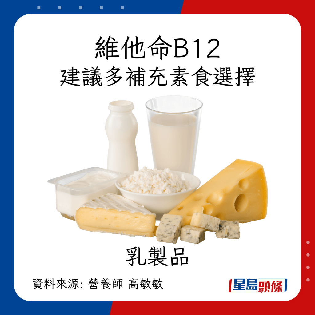 素食者缺乏的4大营养素：维他命B12