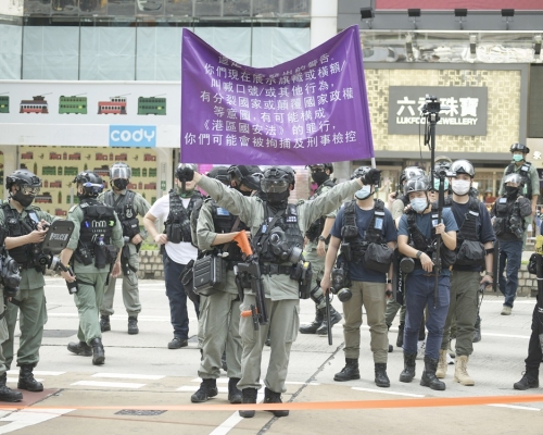英國更新香港旅遊建議,指國安法涵蓋在英活動。資料圖片