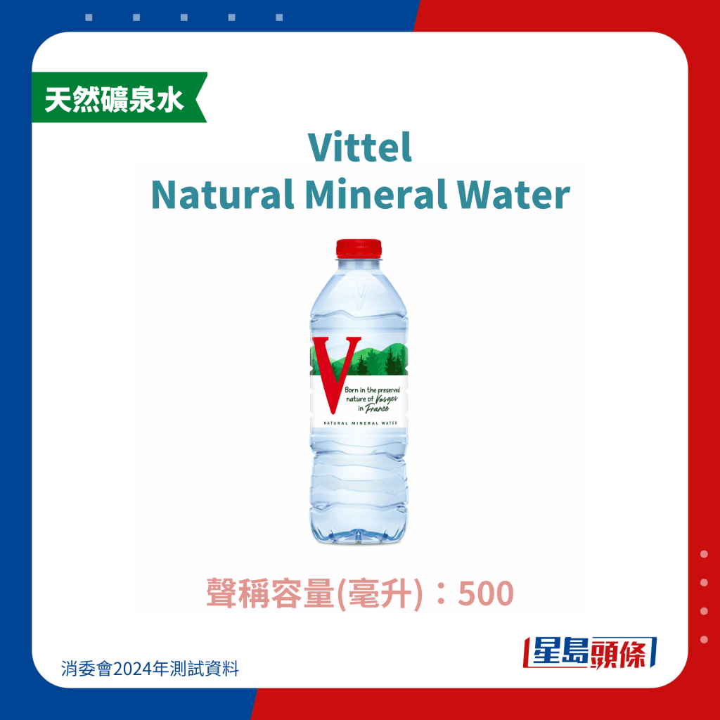 Vittel Natural Mineral Water