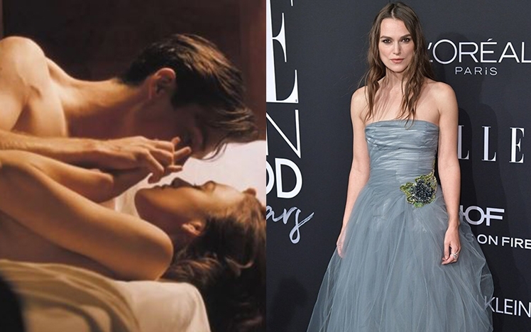 曾獲選最性感電影明星的Keira Knightley接受訪問表示不再接拍由男導演執導的性愛場面。