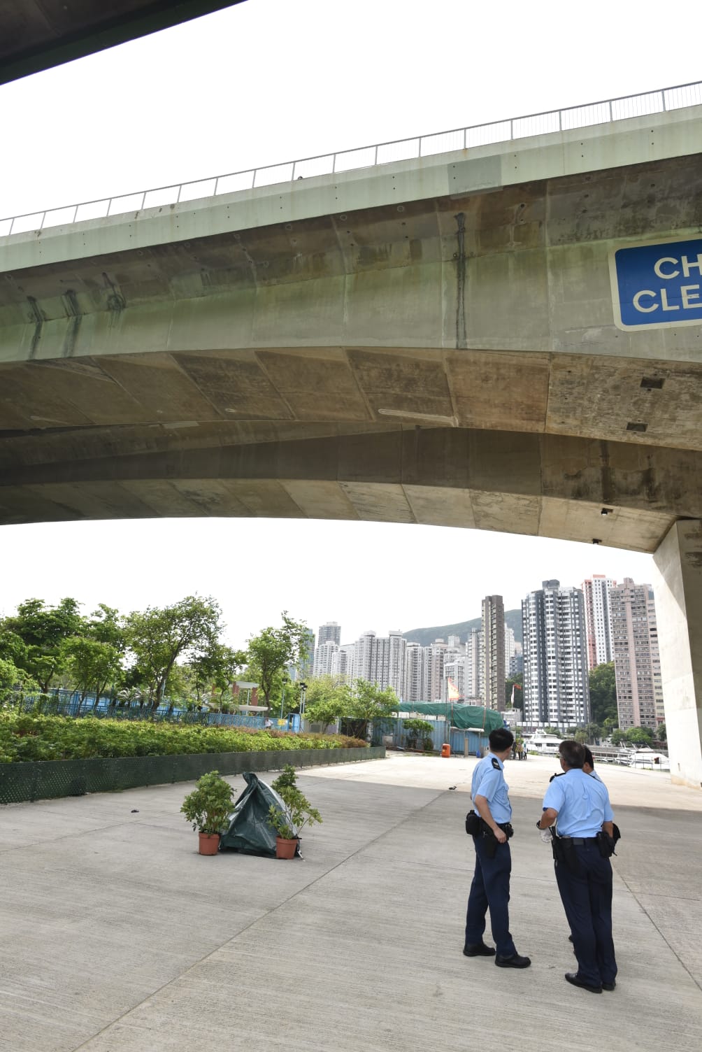 一名男子於鴨脷洲橋疑墮下身亡