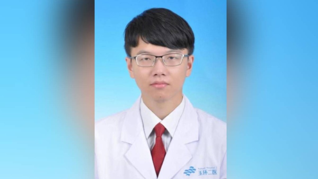 浙江省玉環市第二人民醫院骨科醫生陳喆，日前工作期間突發呼吸心跳驟停猝死。