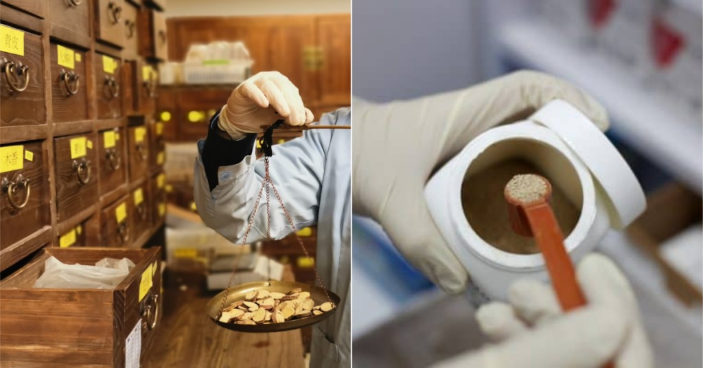 濃縮中藥和百子櫃裏的中草藥有所不同。資料圖片