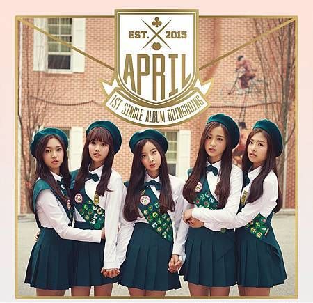 玹珠(中)曾是APRIL成員。