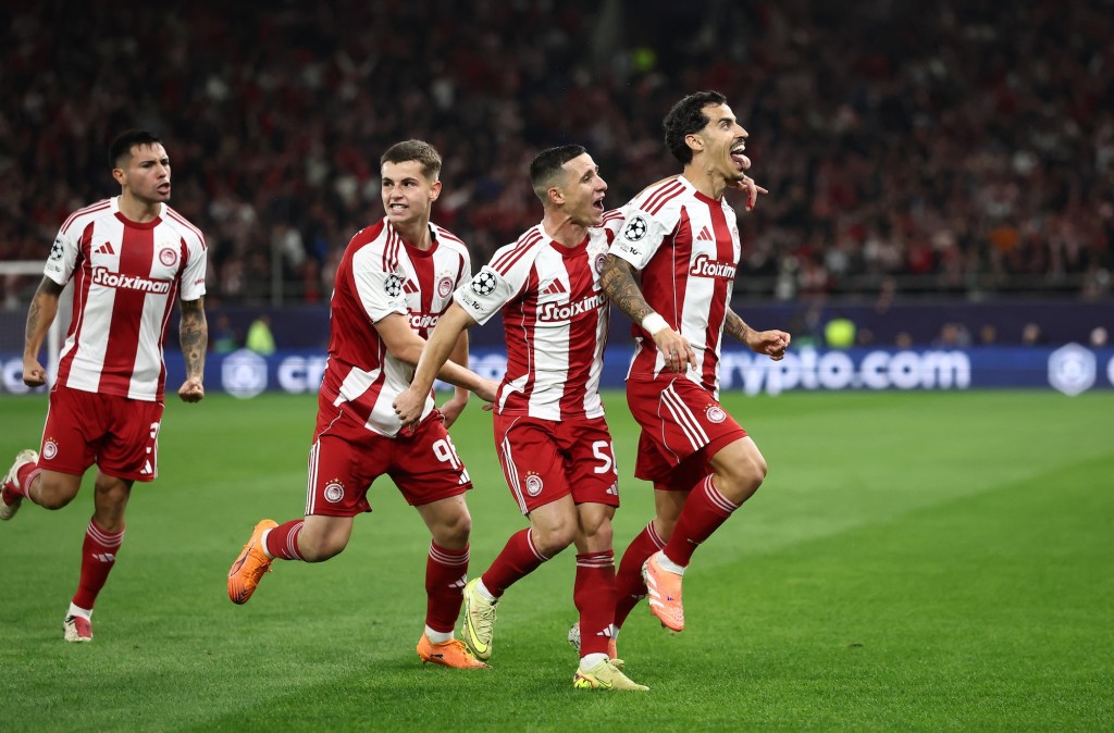 奧林比亞高斯主場僅敗。路透社