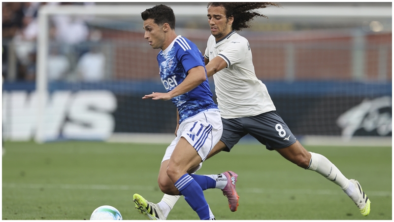 杜域卡斯今季意甲已共入6球。 AP