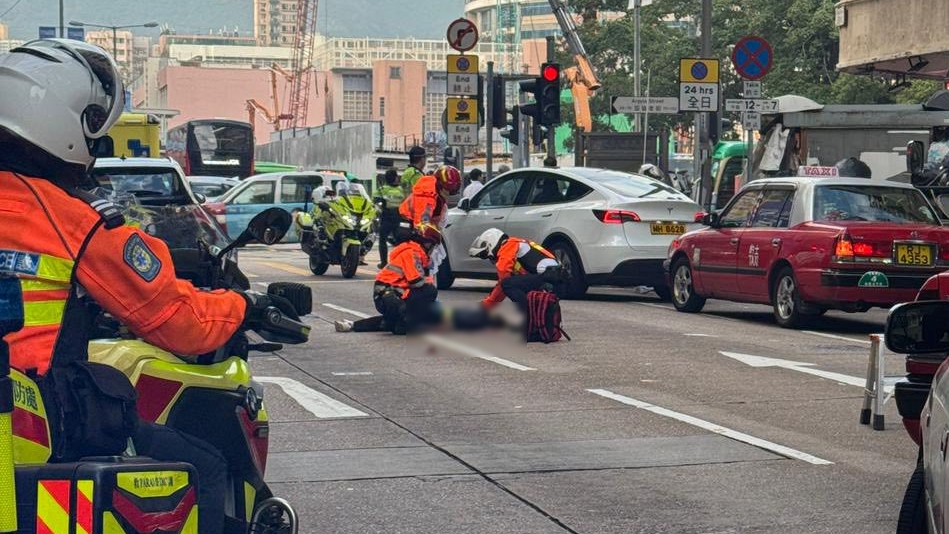 旺角洗衣街老婦捱旅遊巴撞 當場死亡