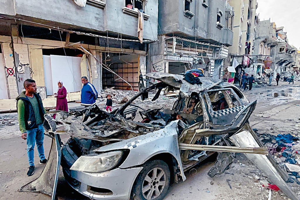 哈馬斯領袖哈尼亞3名兒子乘坐的車輛被炸毀。