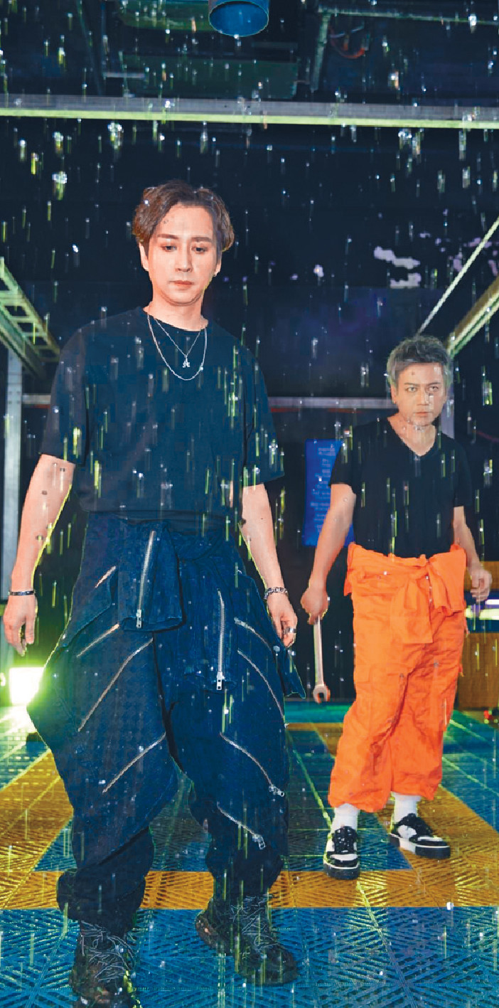 ■林詠倫及郁禮賢拍新歌《I know they know》MV。
