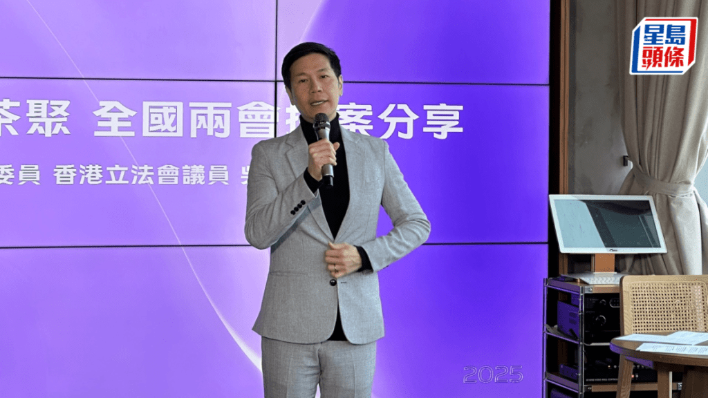 全國政協委員、立法會議員吳傑莊。曾卓琳攝