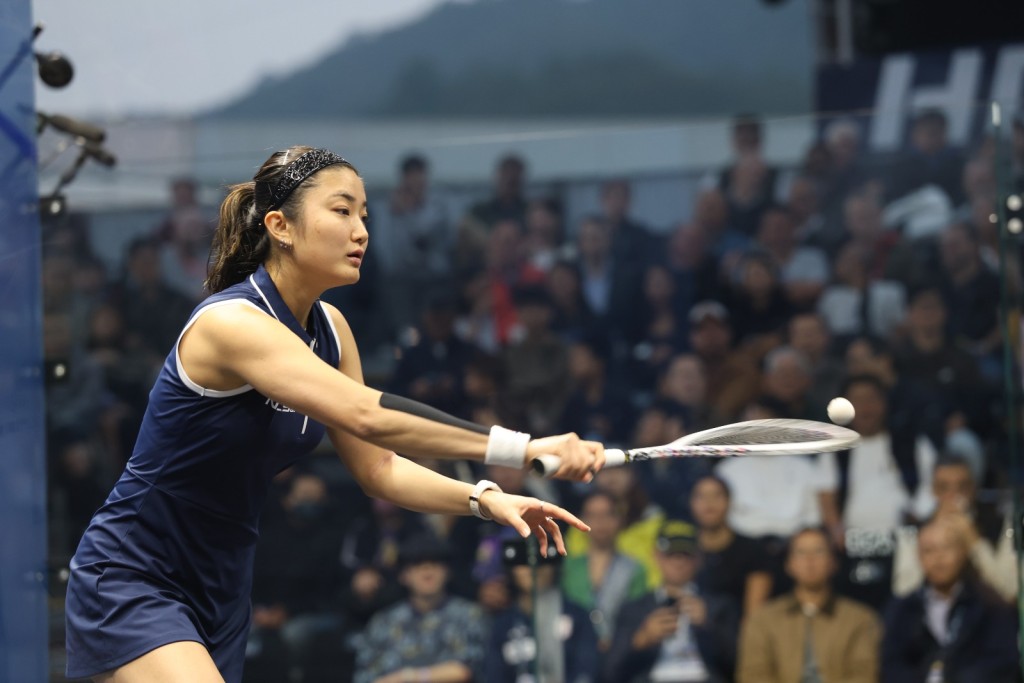 渡邊里美視香港為福地，周五首次躋身「白金級」的香港公開賽四強。徐嘉華攝