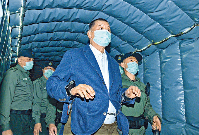 壹传媒创办人黎智英被控违反《香港国安法》案件开审。资料图片