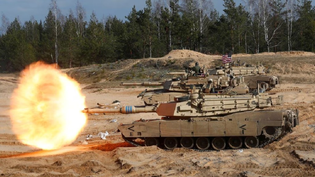 乌克兰获美国供应M1坦克。路透社