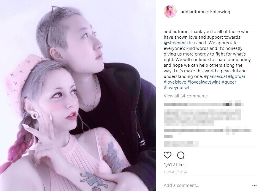 卓林女友的多謝網民支持