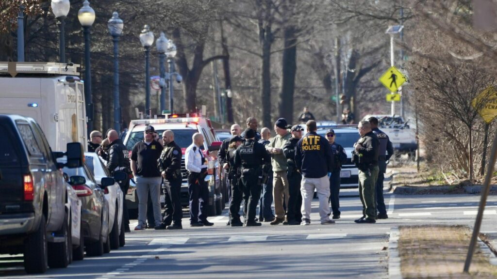 華盛頓警方及特勤局正調查事件。網上圖片