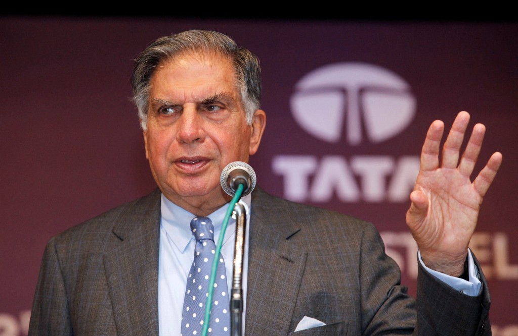 拉坦塔塔（Ratan Tata）。　路透社